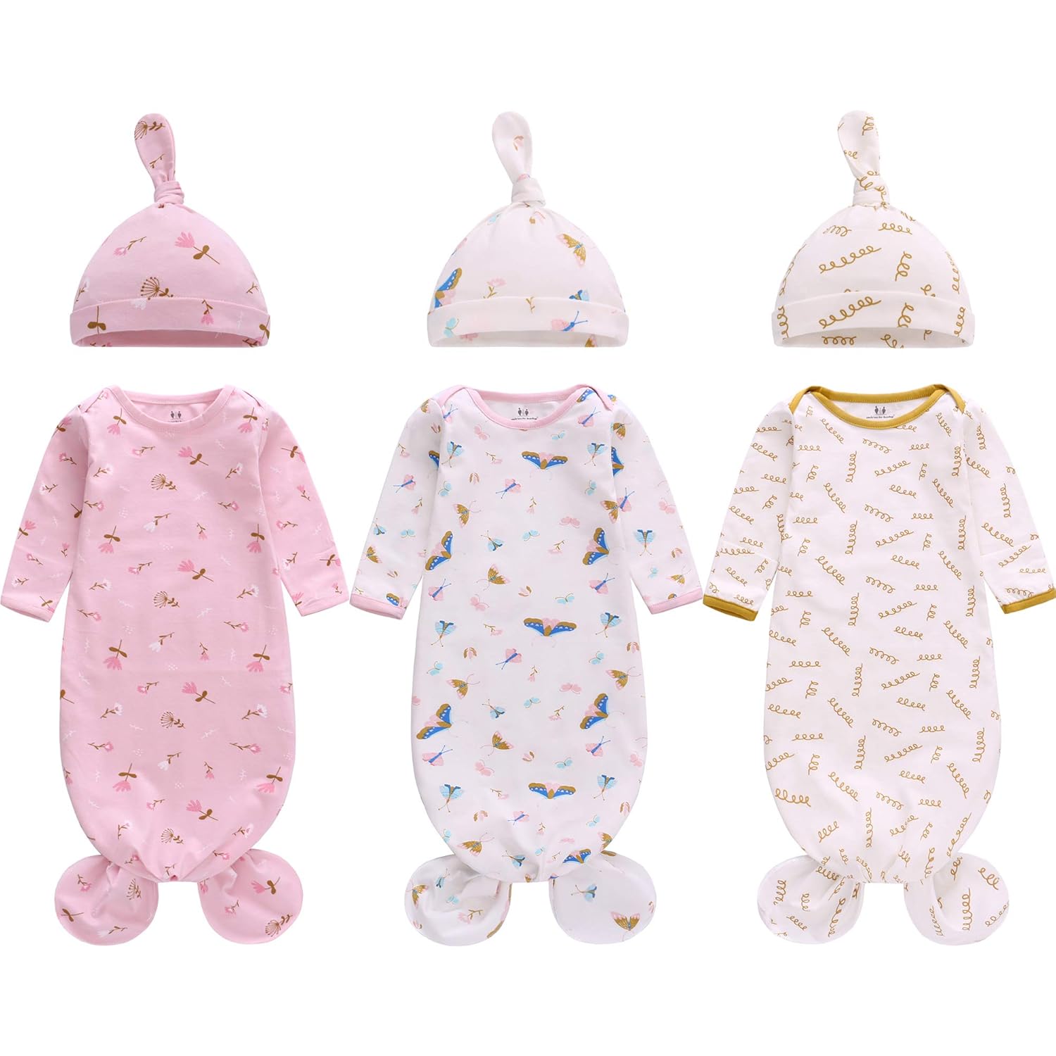 Miracle Baby Newborn Nightgown Set