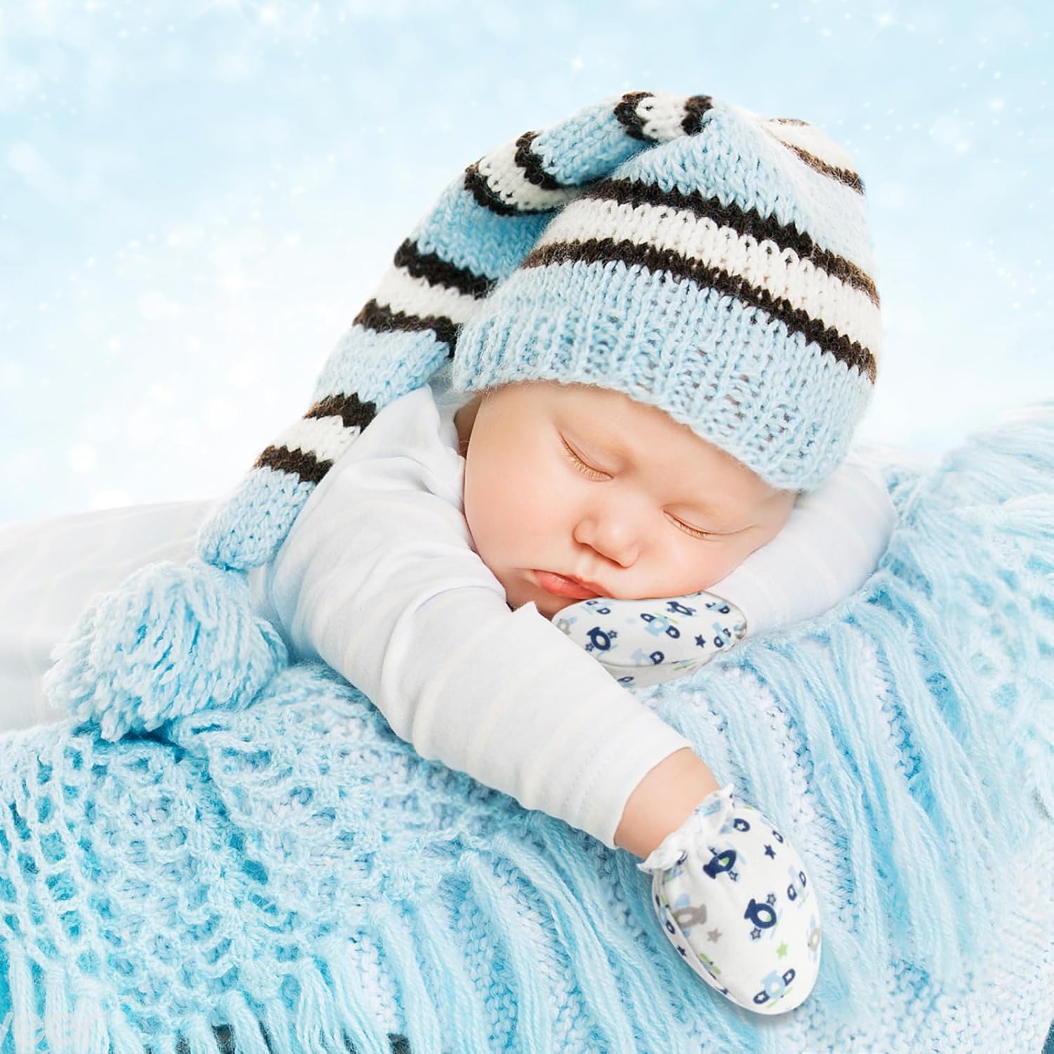 32 Pairs Baby Mittens