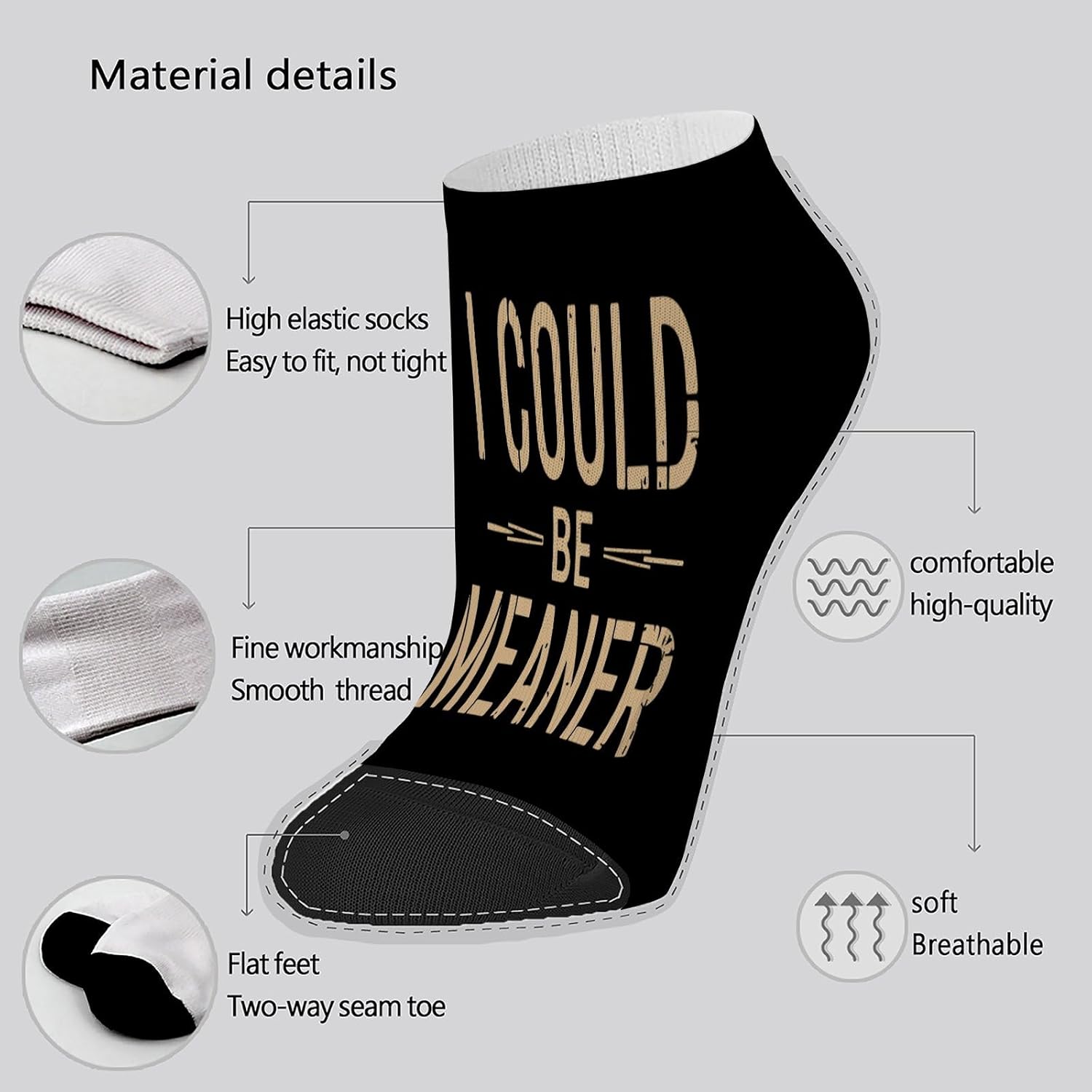 Cool Mens Socks Funny Friendly Perfect Gift