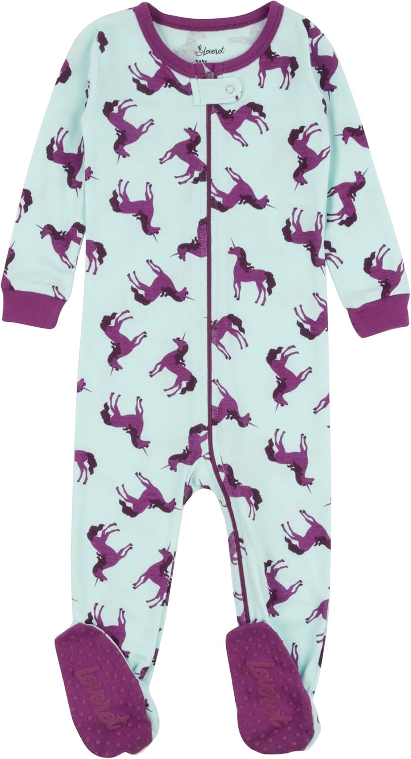 Matching Family Pajamas with Sweet Prints for Infants
