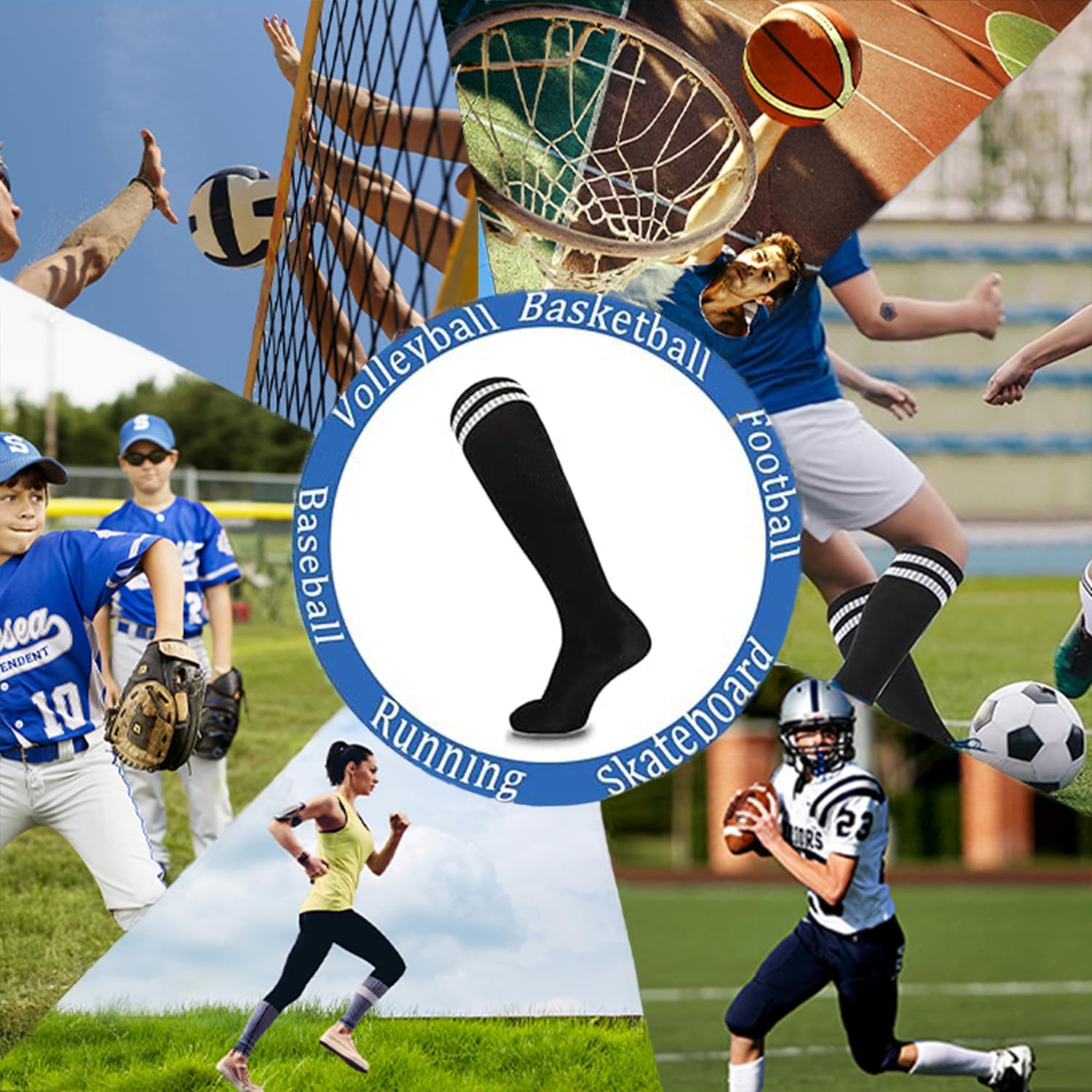 Kids Basketball Socks
