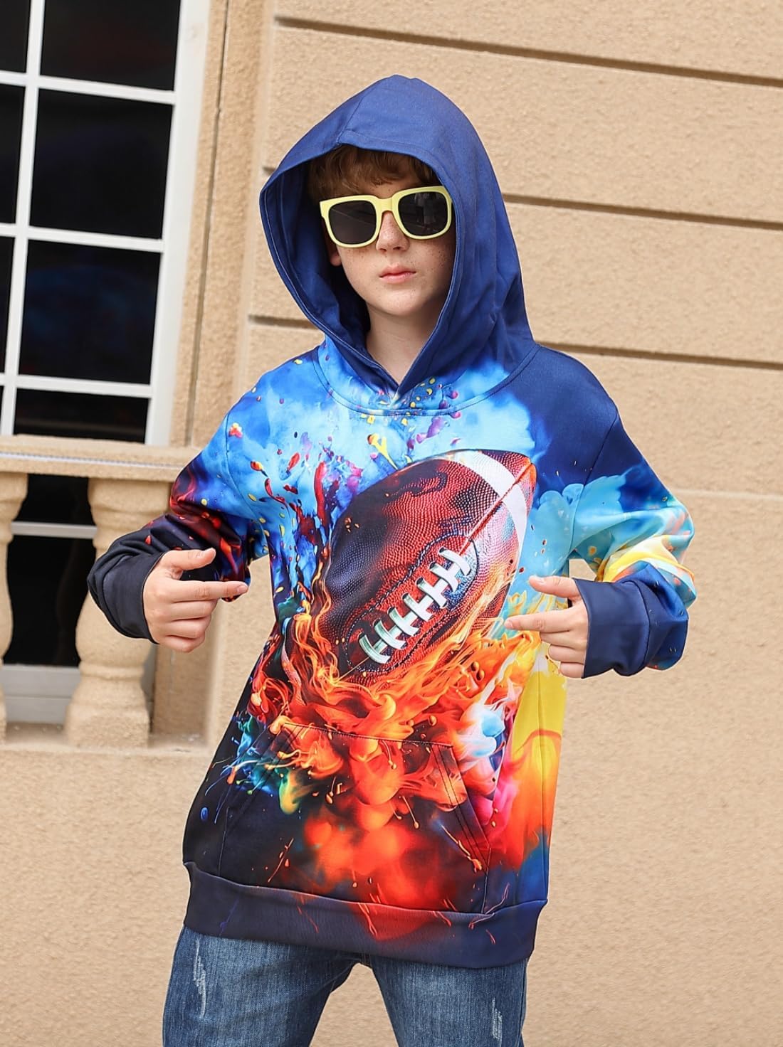 3D printedSweatshirt for Boys Girls Stellar Style