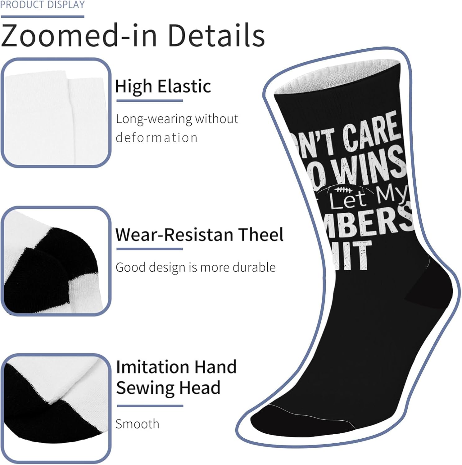 Famluzy Football Socks
