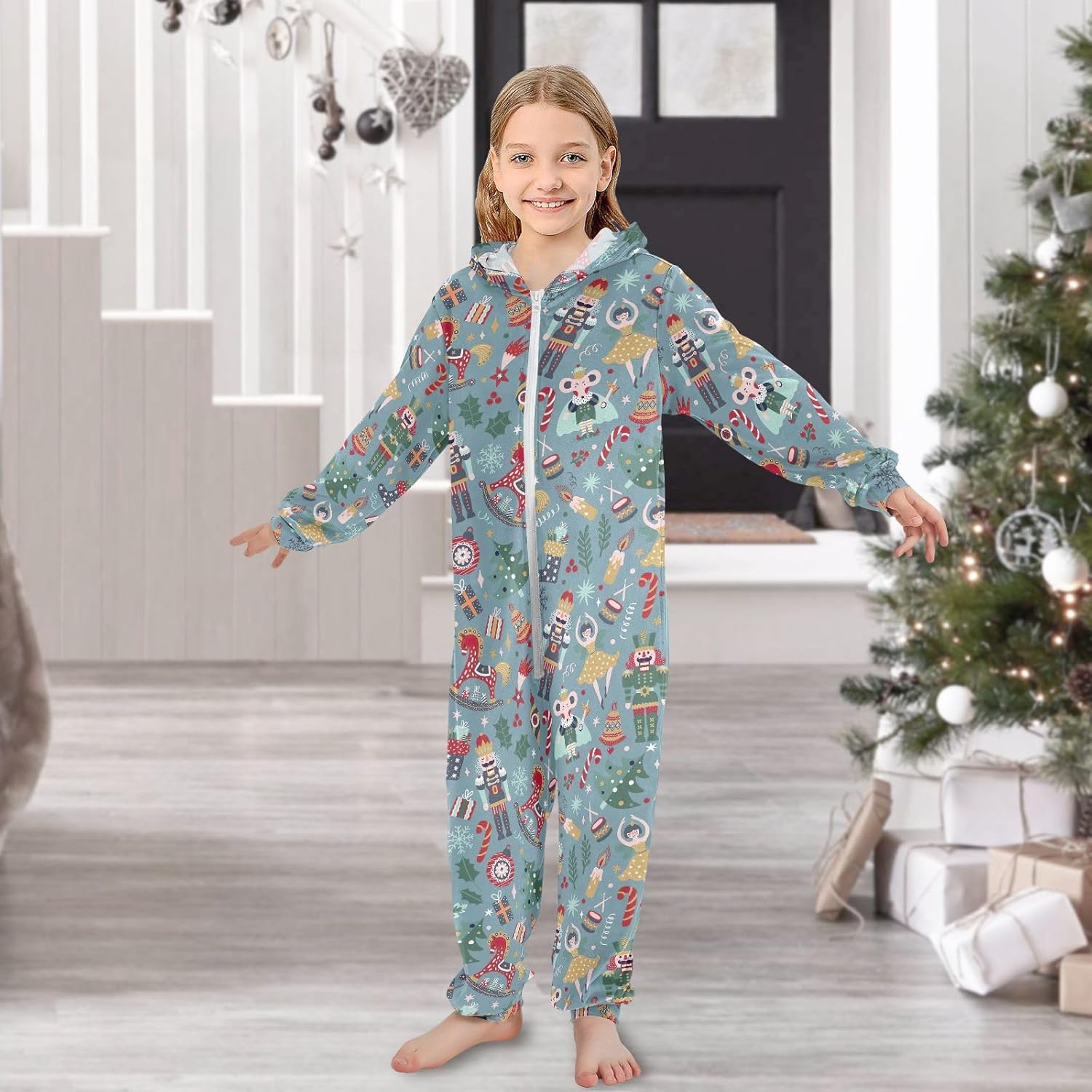 Perfect Christmas Jumpsuit for Kids 5-14 ODAWA