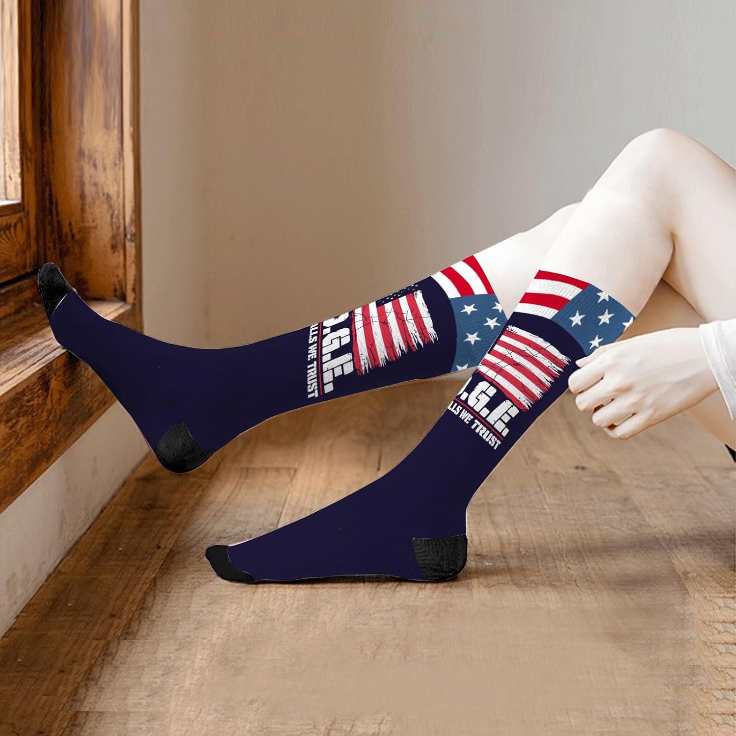 Funny Knee High Socks for Men