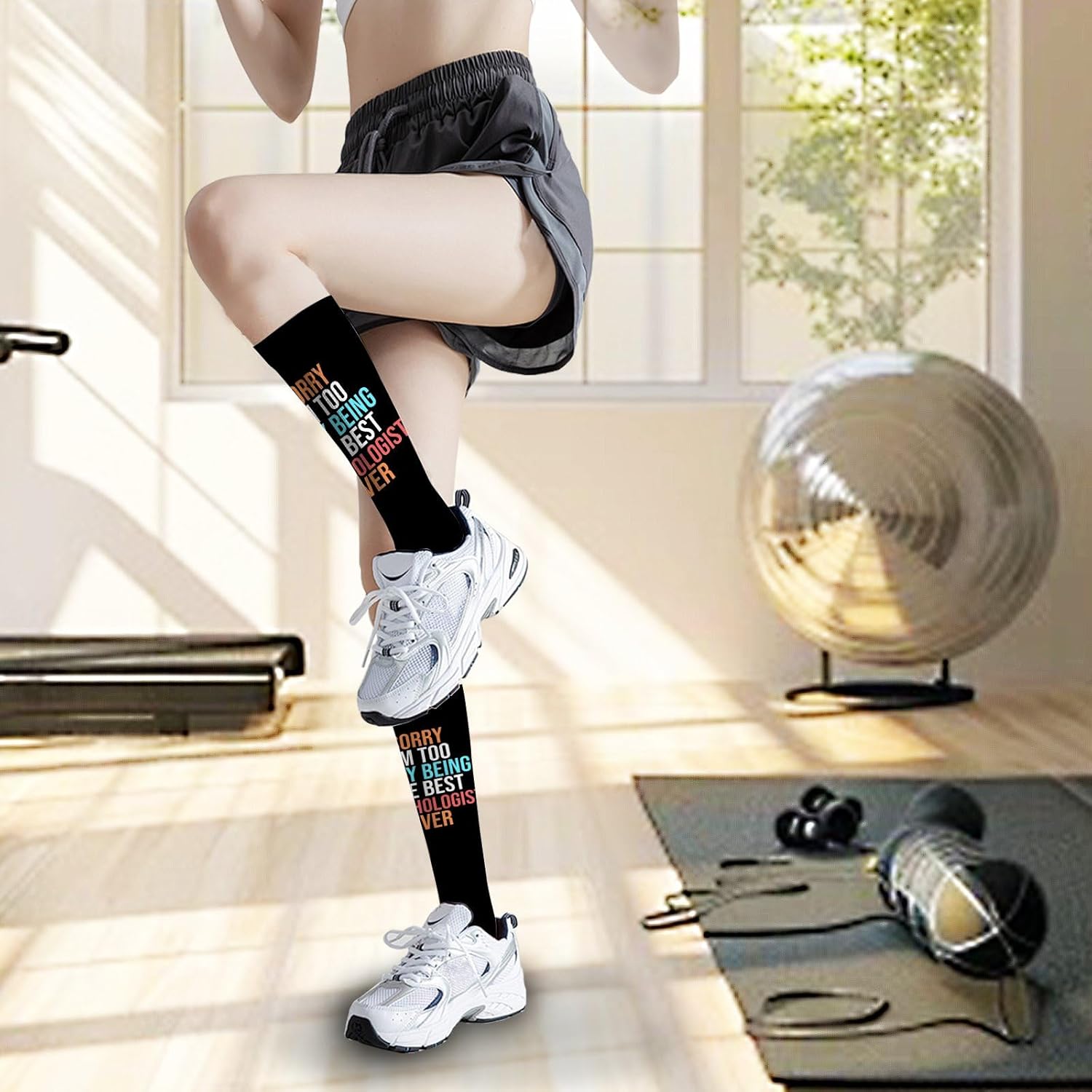 Funny Sturdy Socks for Women Multi-Layer PRINTABLE STYLISH
