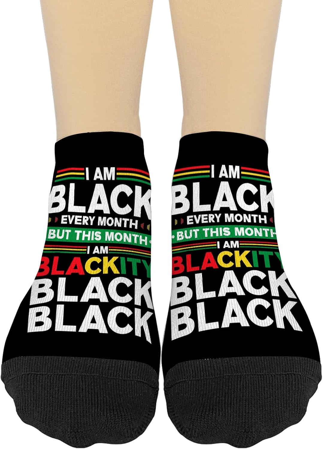 Liters of Laughter Black History Month Socks