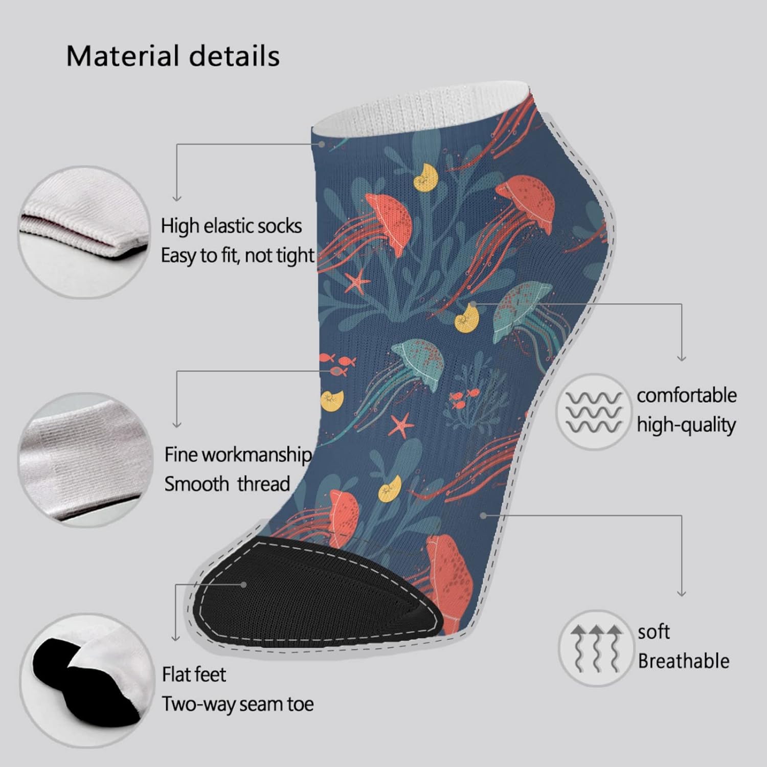 Funnel C Socks for Women Men