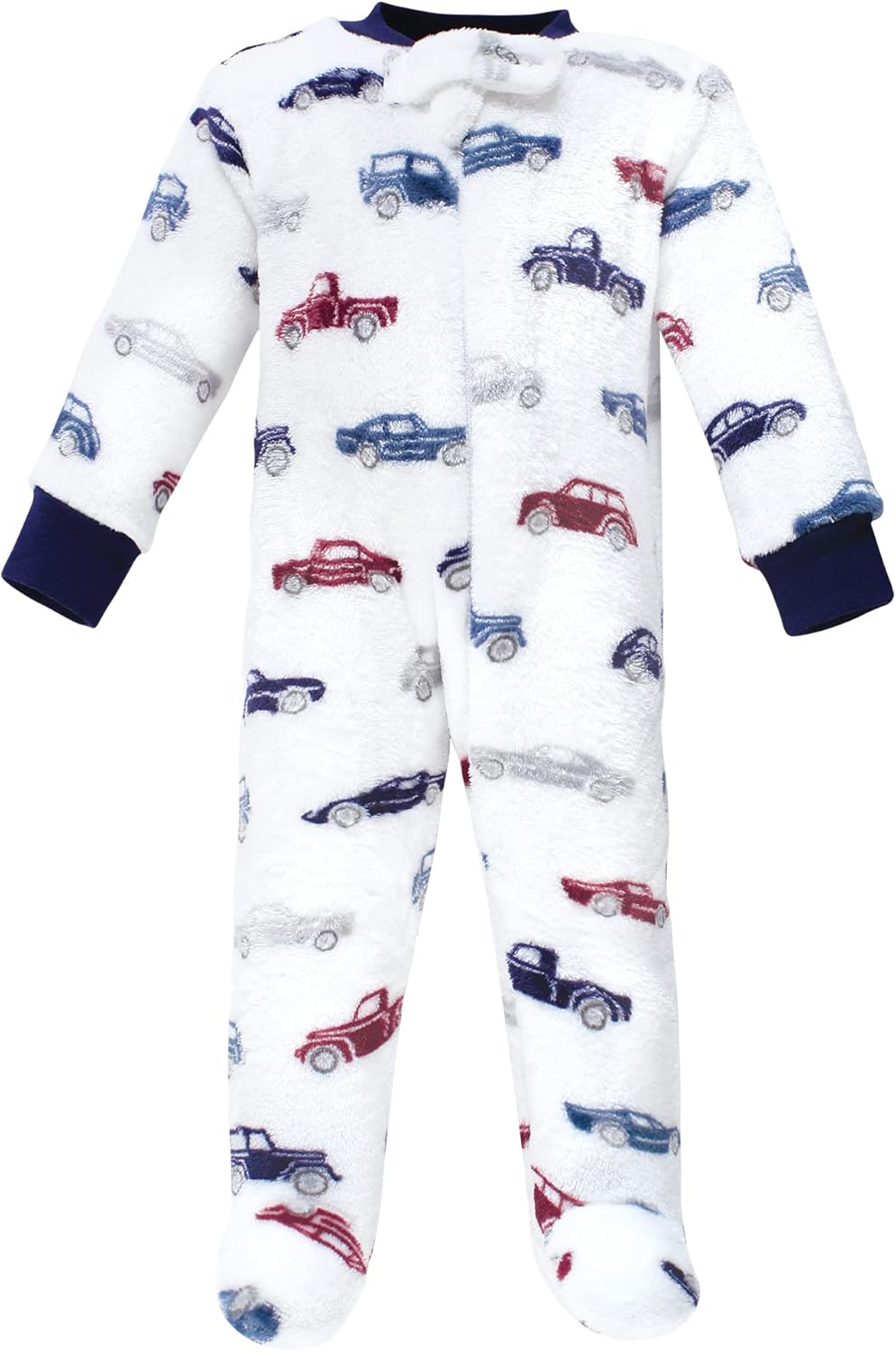 Hudson Baby Baby Girls Plush Sleep and Play Blanket Sleepers