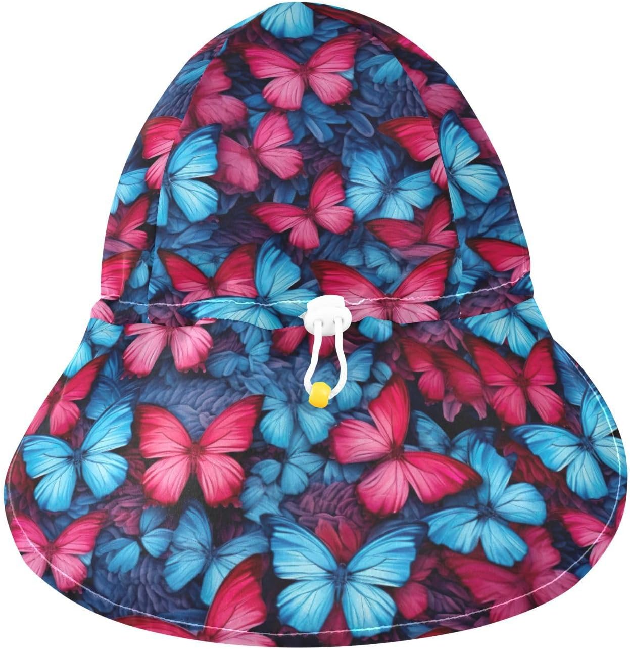 Emelivor Blue Butterflies UV Protection Baby Sunhat UPF 50