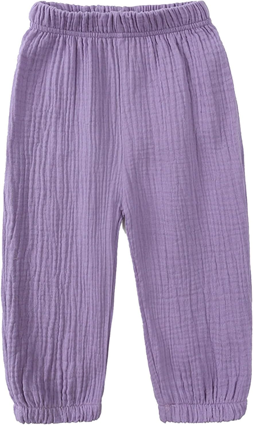 YEAHDOR Solid Cotton Bottoms for Toddlers Super comfy and long-lasting