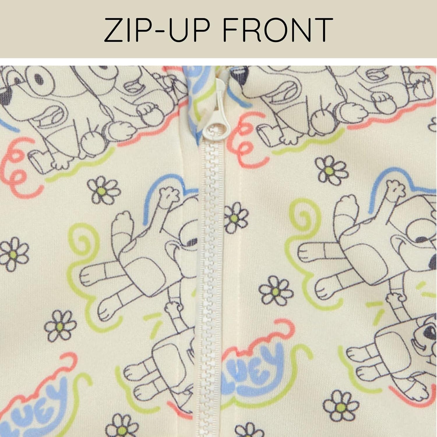 Bluey Cozy Sherpa Zip Up - Game-Changer for IMDG Kids