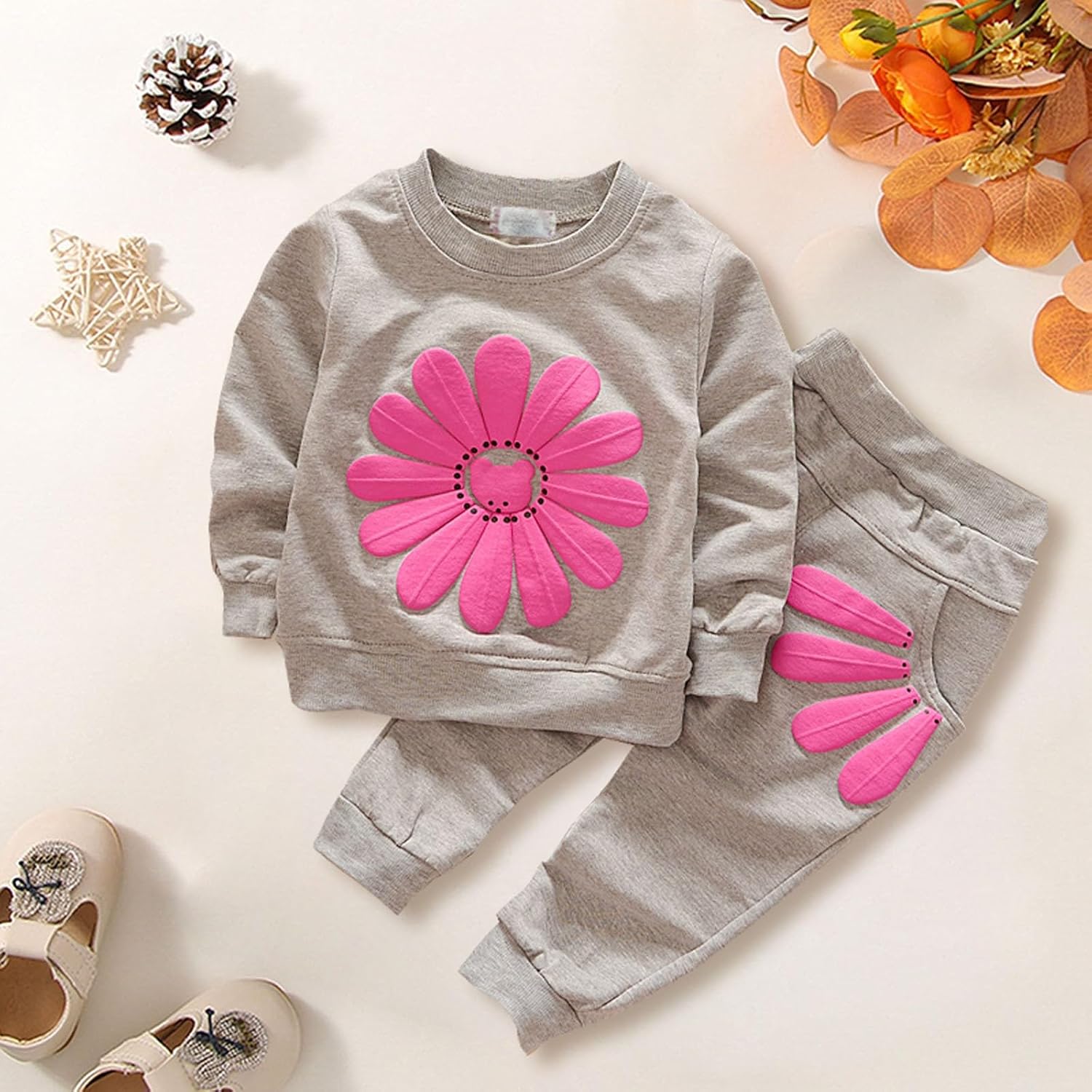 Cute Toddler Girl Fall vers Pullovers Denim Pants