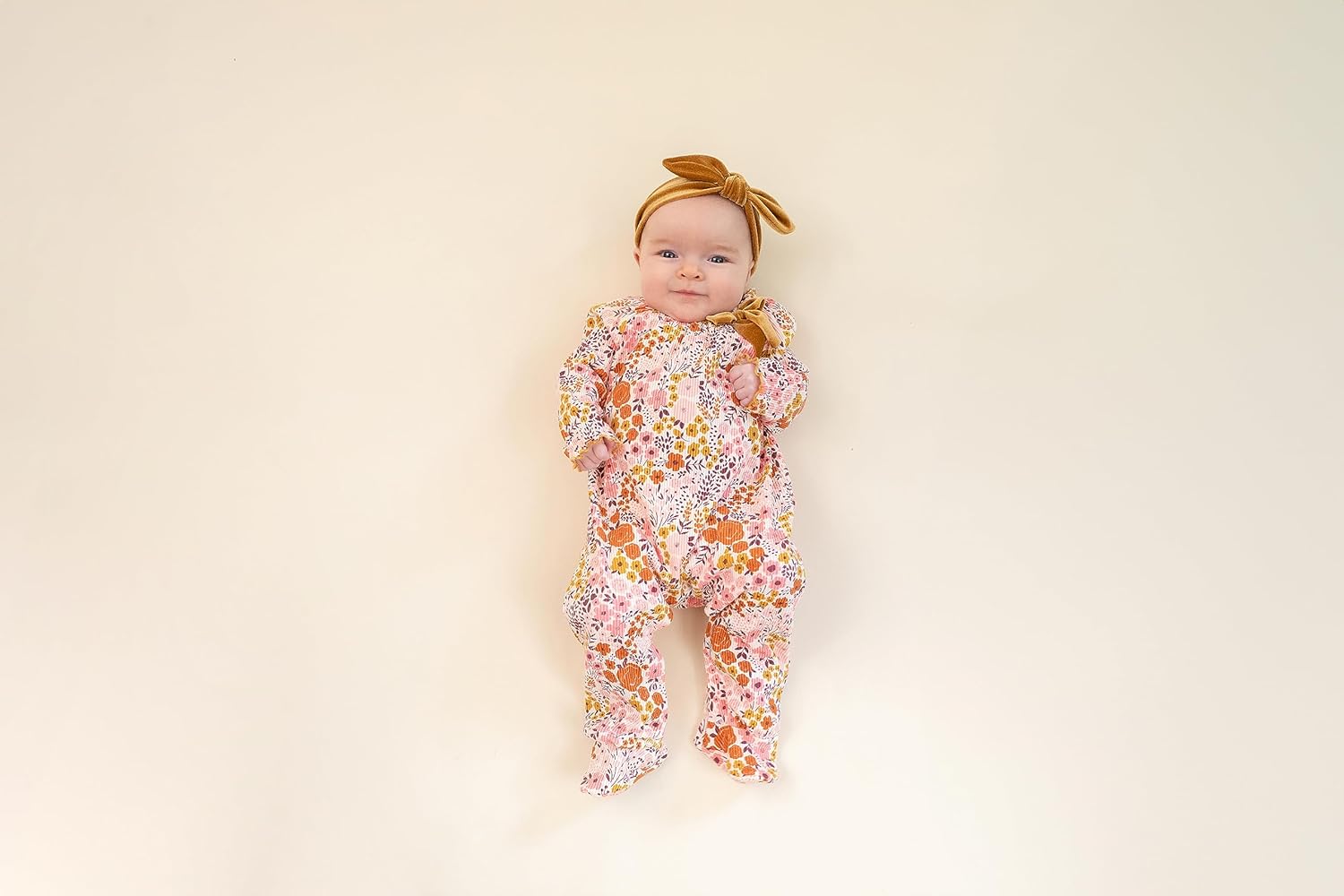 Mud Pie Baby Girl Sleepers Luxurious Two-Piece Set