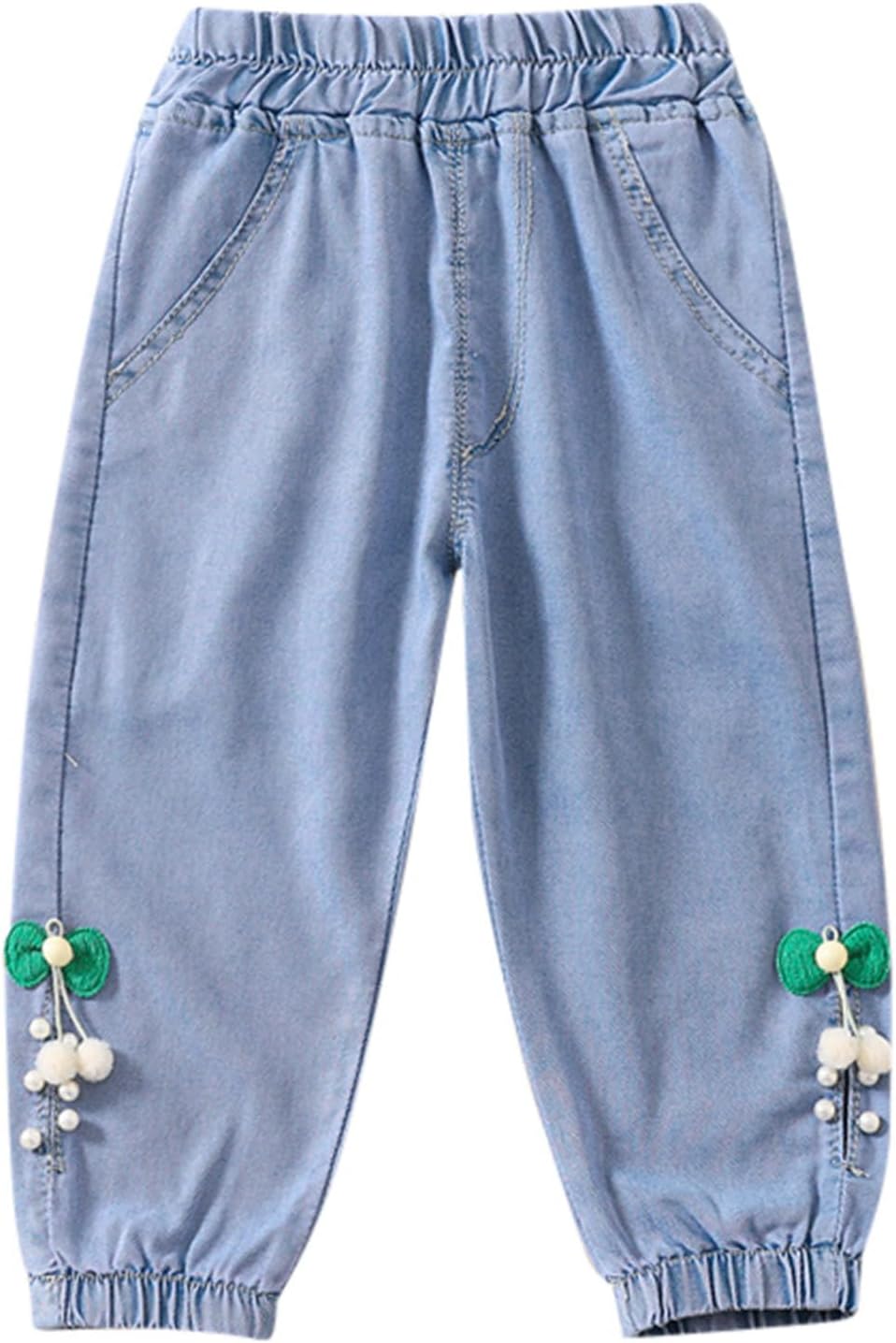 Cute Jeans for Little Ones Spring High Rise Pants Girls 4t