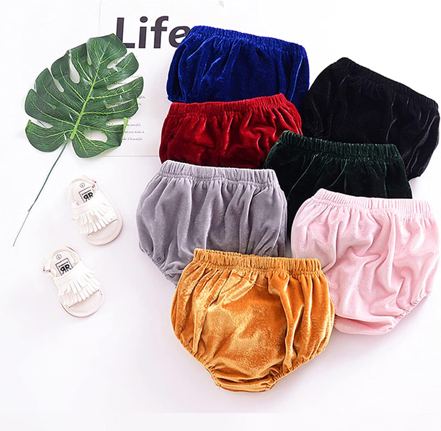 EISHOW Soft Ruffle Bloomers Toddler Boys and Girls
