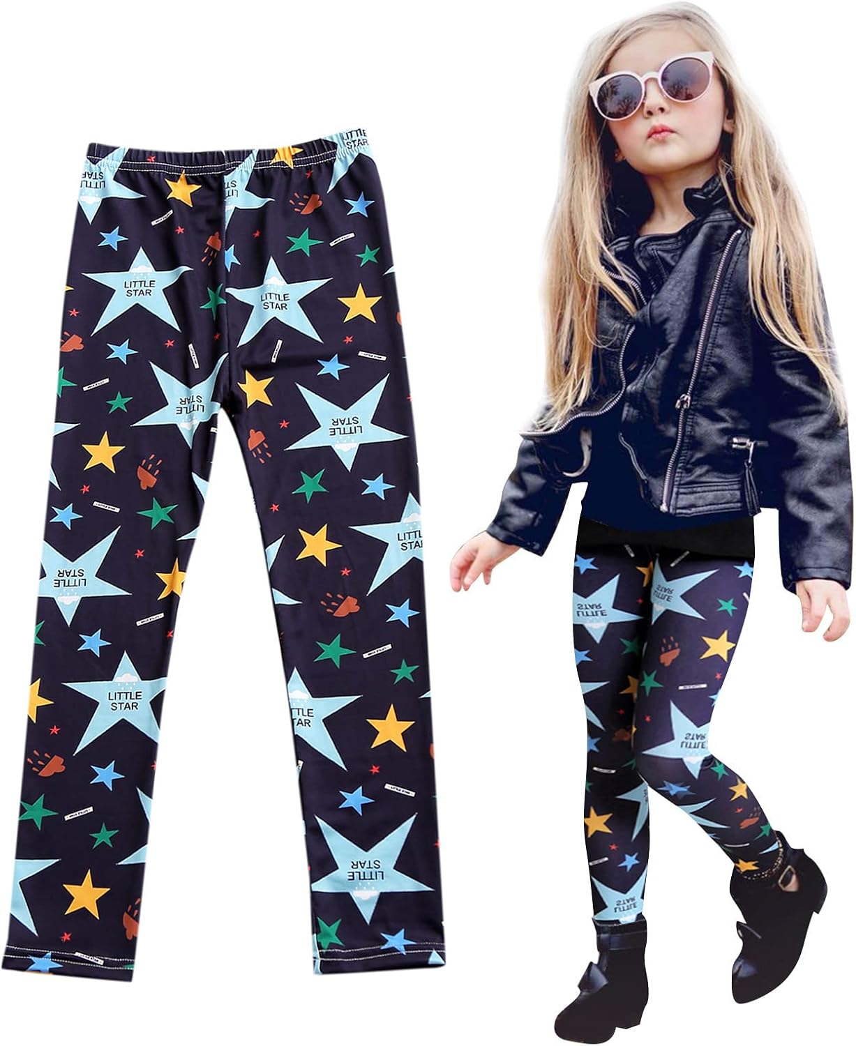 ToddlBy - Girls Loose Floral Print Pants