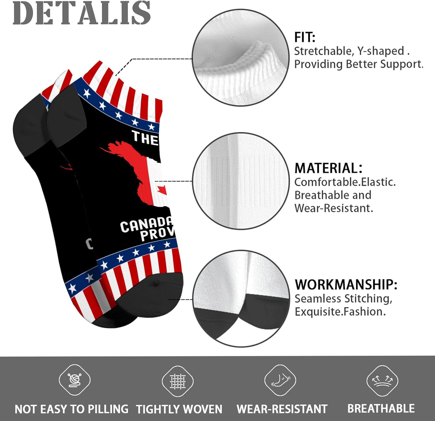 Cute Ankle Socks For Boys US Provincesumeric Design