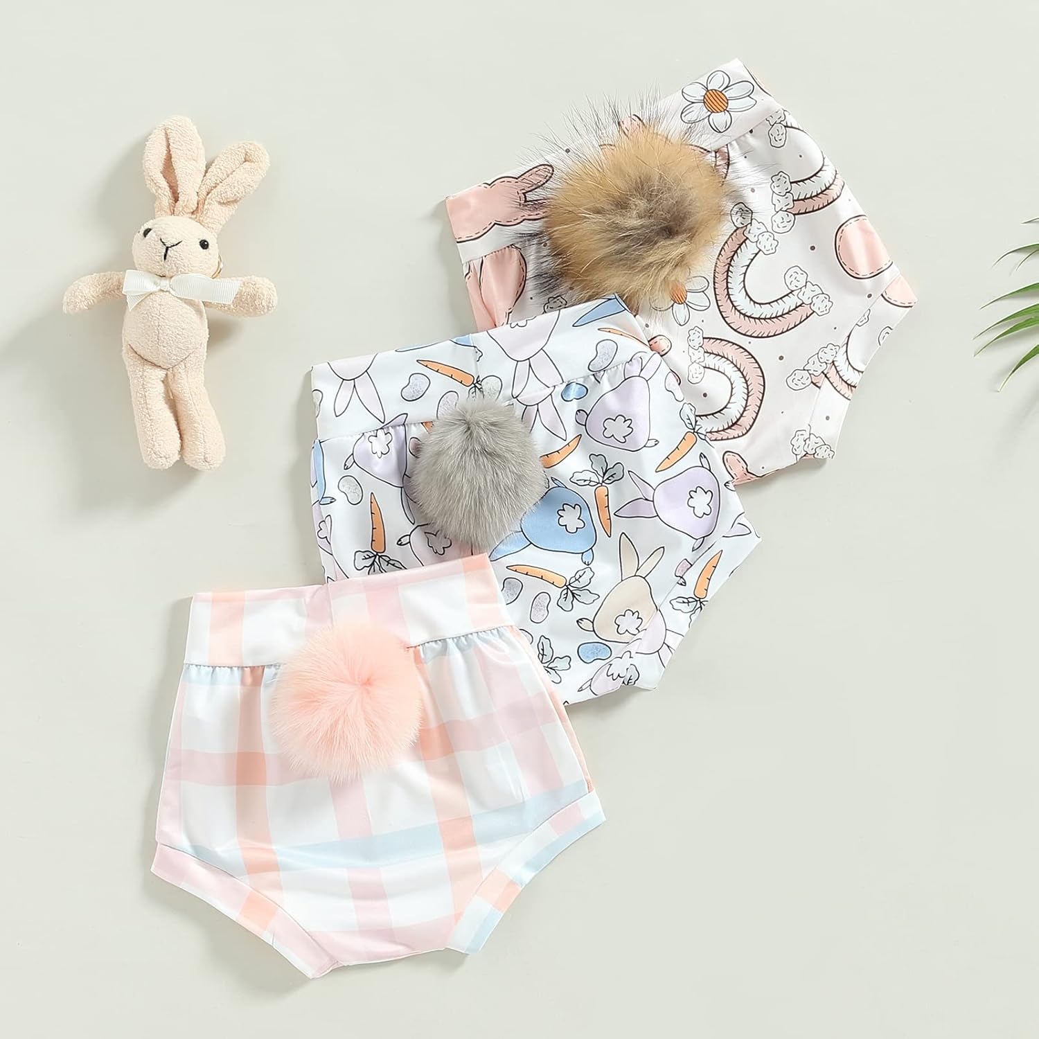 Easter Bunny Shorts Diaper Cover