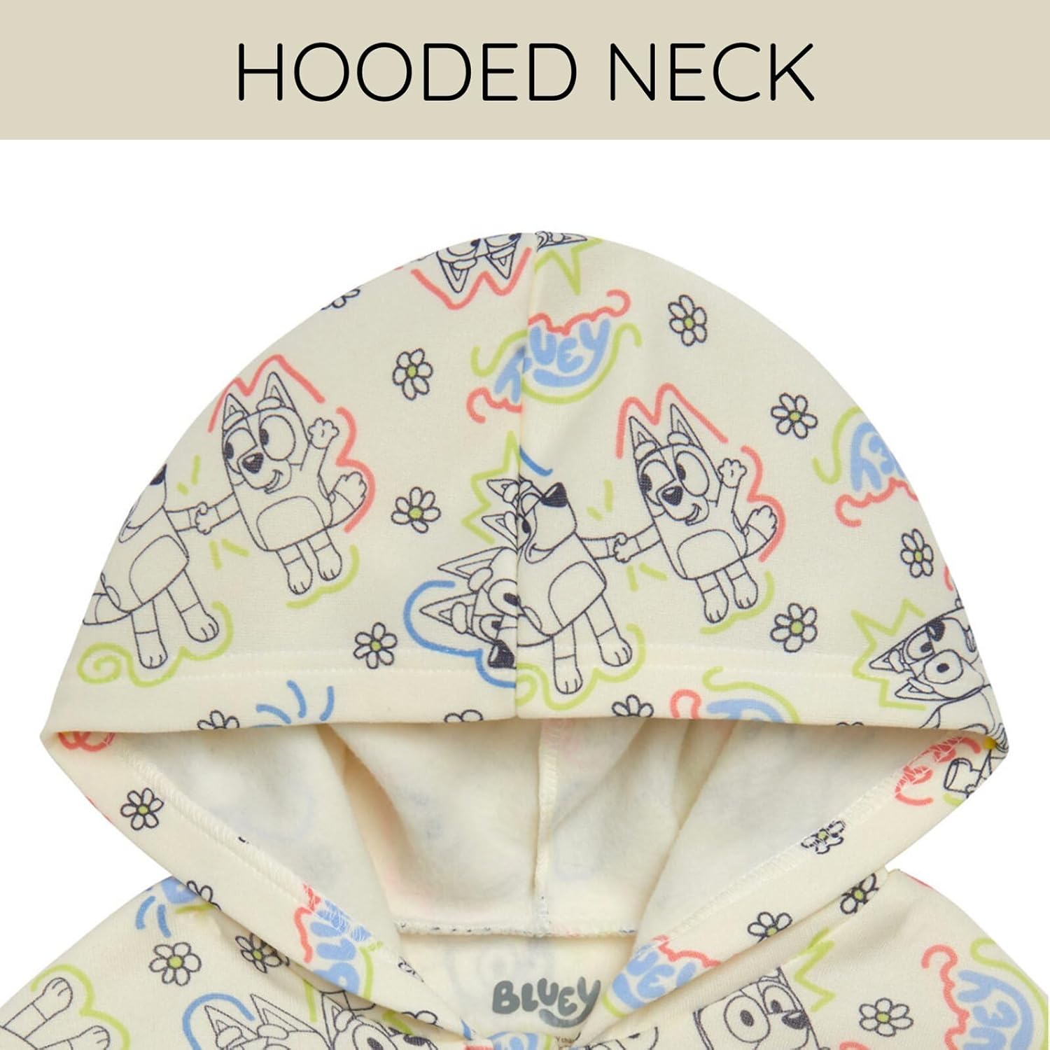 Bluey Cozy Sherpa Zip Up - Game-Changer for IMDG Kids