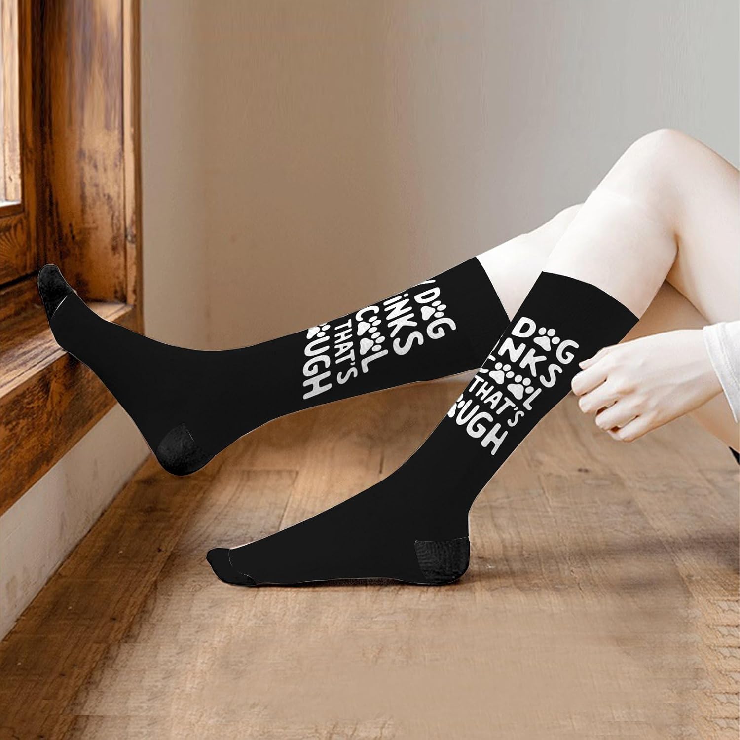 GenericMy Dogs Thinks Im CoolFunny Dog Lover Cotton Socks for Kids