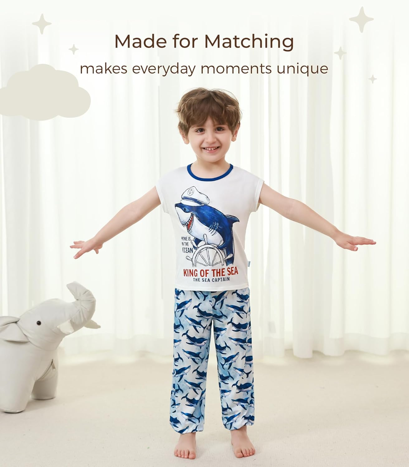 Toddler Bamboo Viscose Sleeveless Tank Pants Set 2-5T