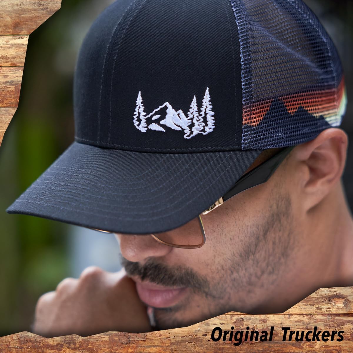 Mountains style Grace Folly Trucker Hat