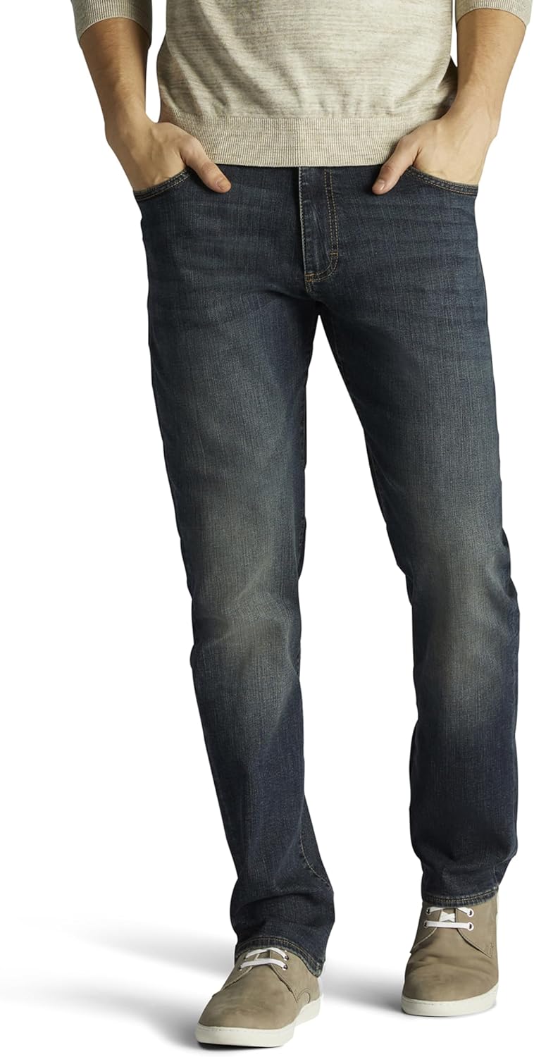 Mens Lee Big Tall Stretch Straight with Extreme Motion