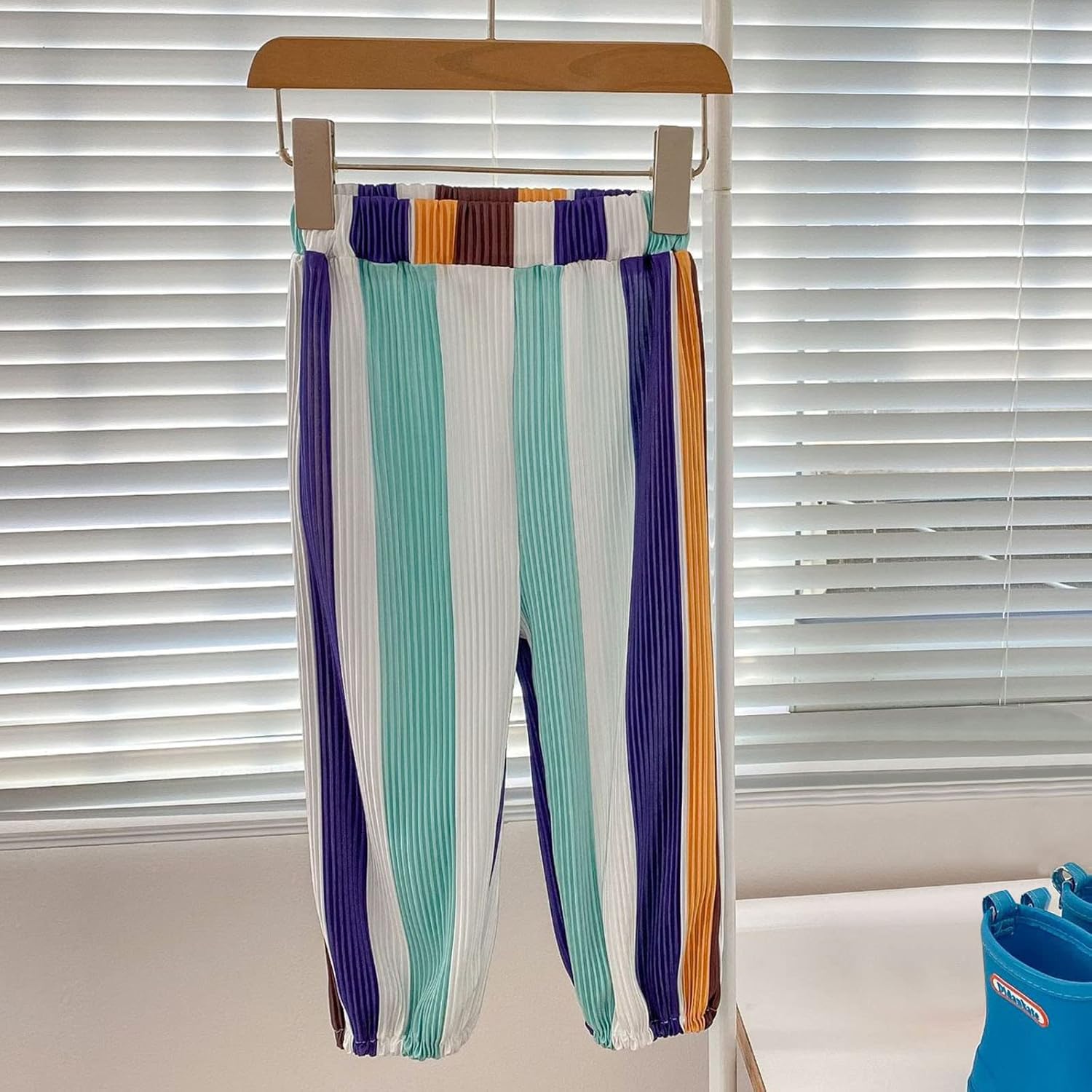 Lykmera Stripe Pattern Boys Girls Summer Pants for Kids
