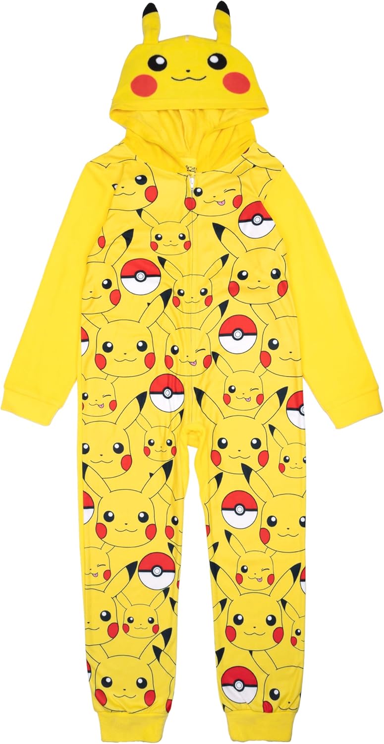 Pokemon Pikachu Onesie Pajamas for Kids
