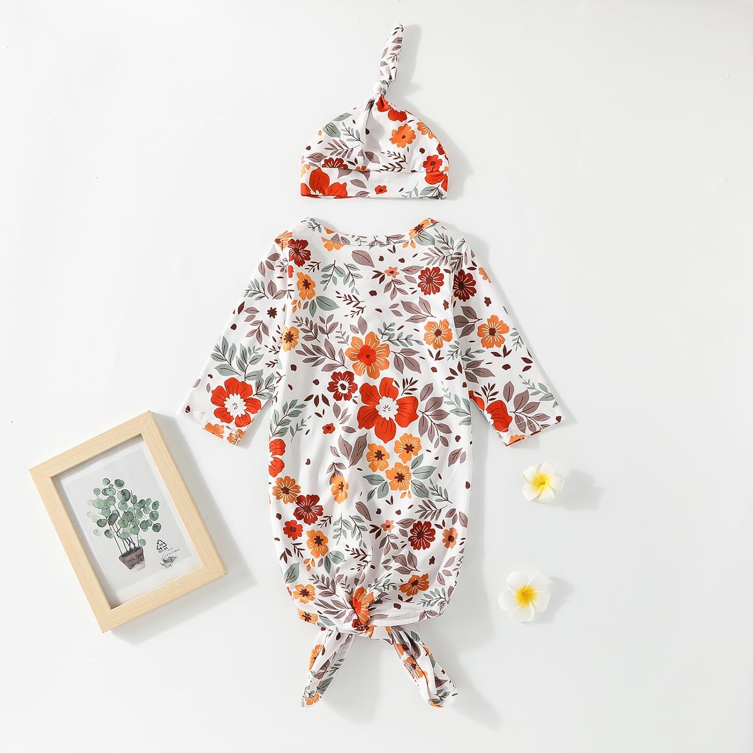 Soft Cotton DayNight Gown for Newborns