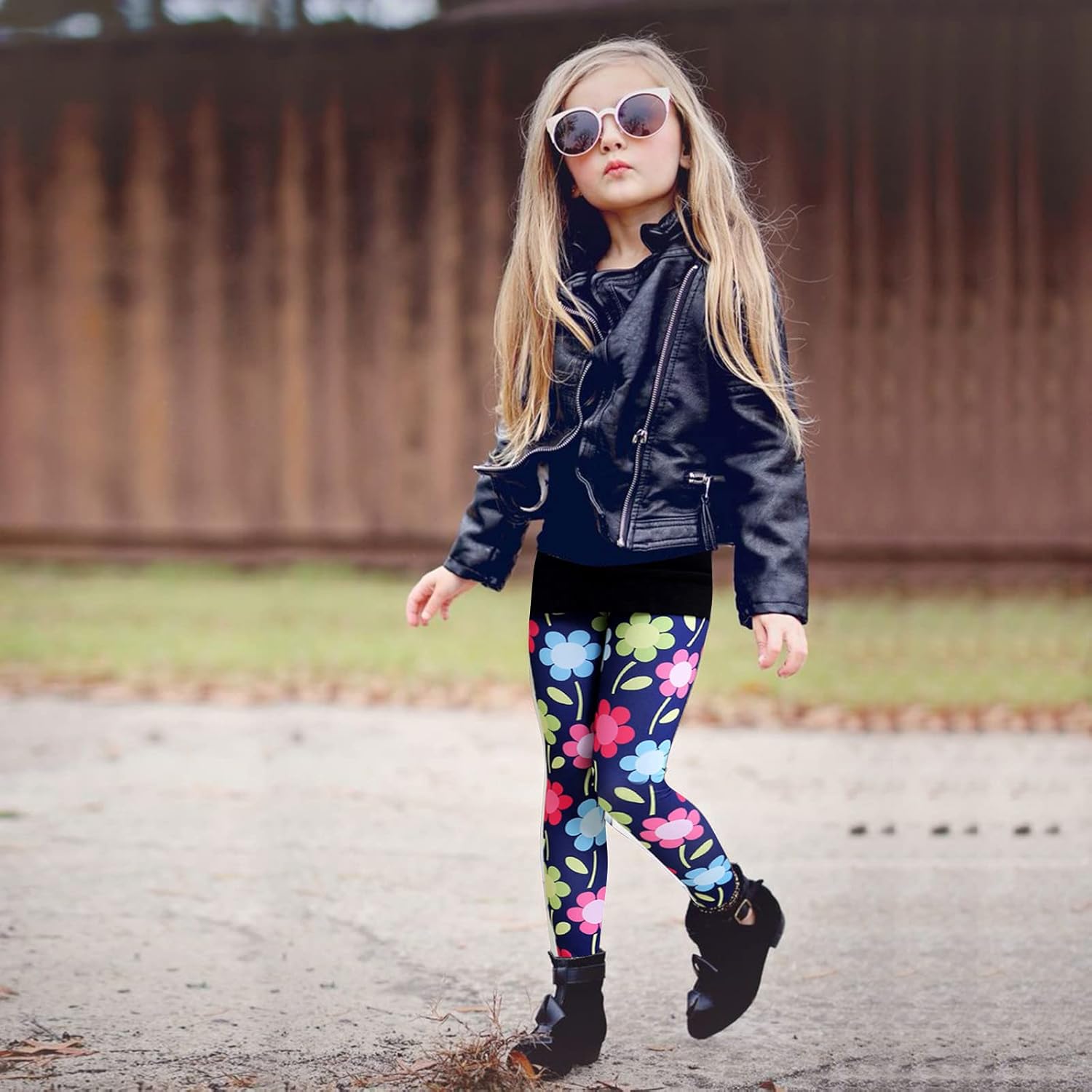 ToddlBy - Floral Printable Casual Pants for Kids