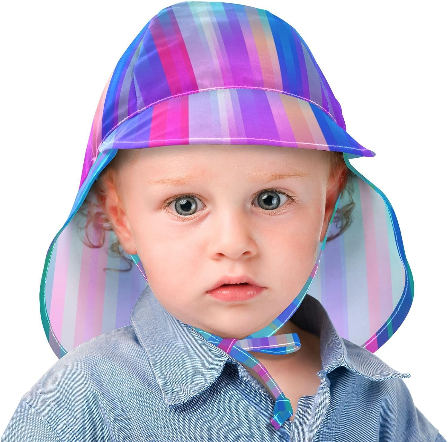 baby girl boy sun hat 2-4t bright highlights glinting