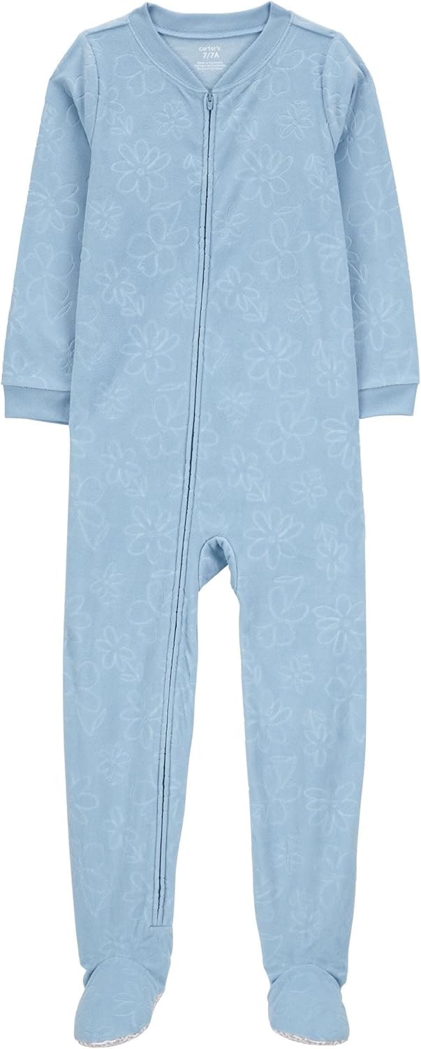 Big Girls Sleepy Pajamas - Cozy Microfleece with Ribbed Edges