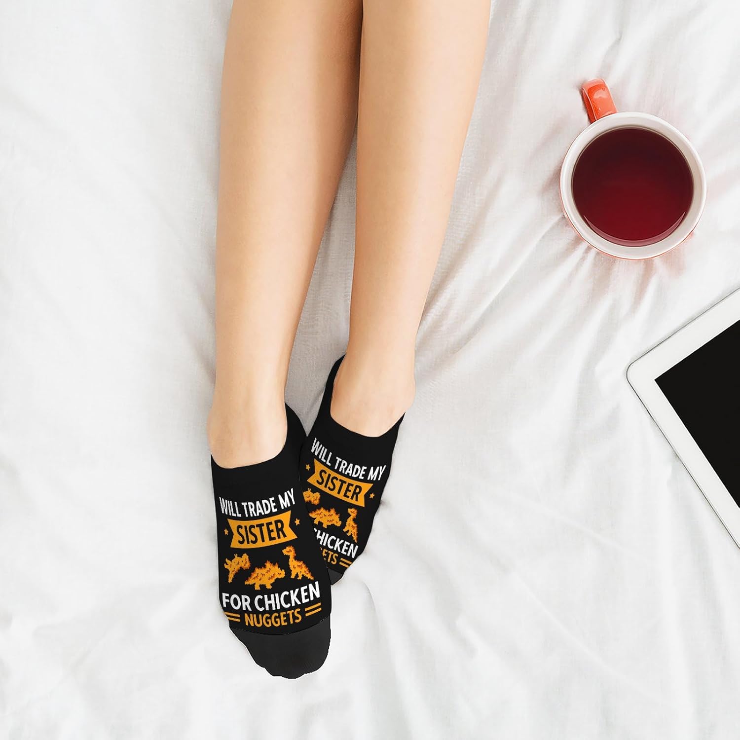 Chicken Nugget Surprise Socks