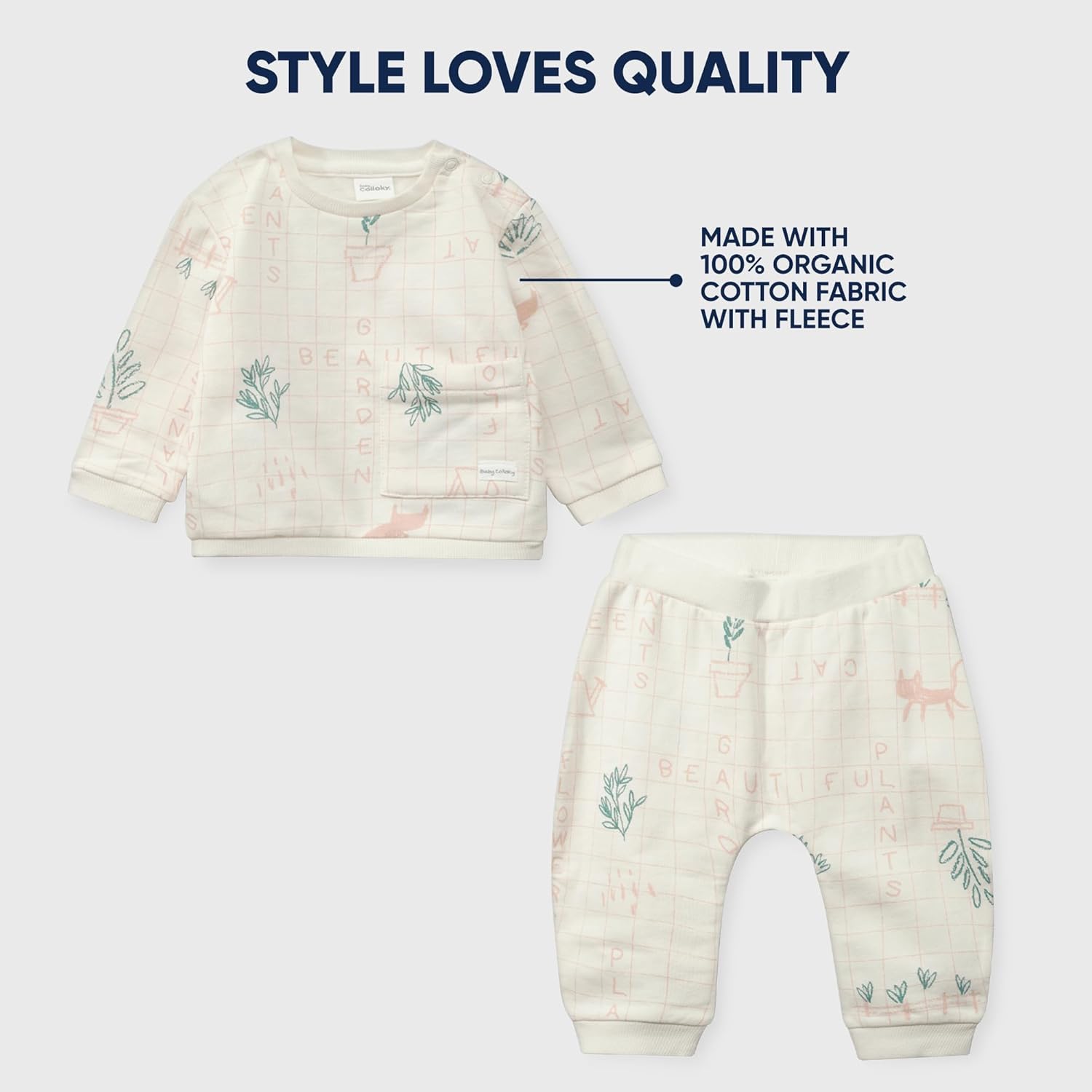 Newborn Footed Sleeper - Soft Cotton with Button Pull-On Unisex