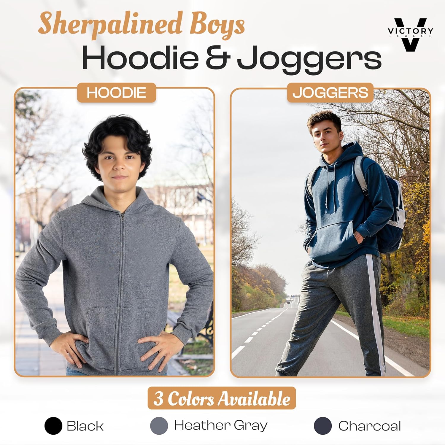 Victory League Boys Zip-Up Hoodie