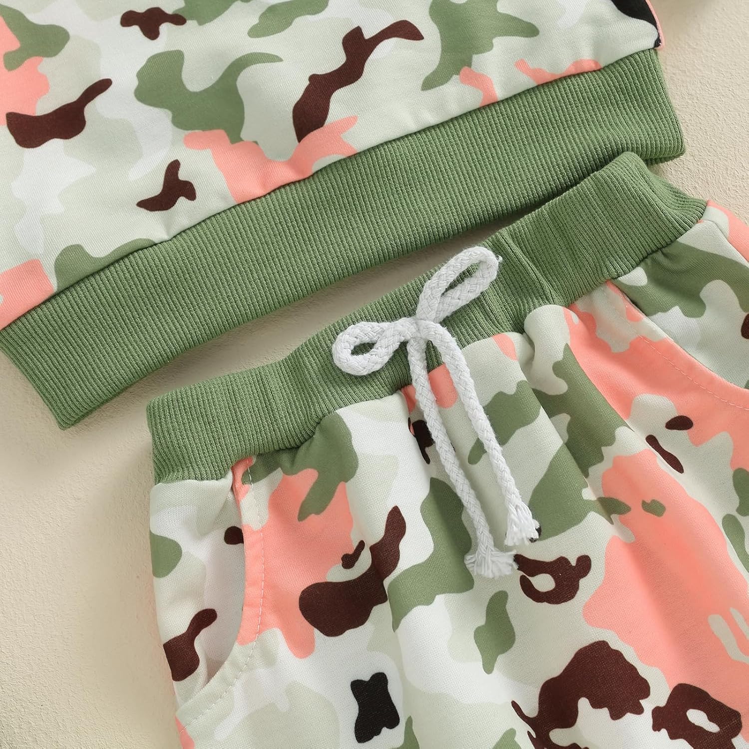 Camo Toddler Girls Fall Outfit Set