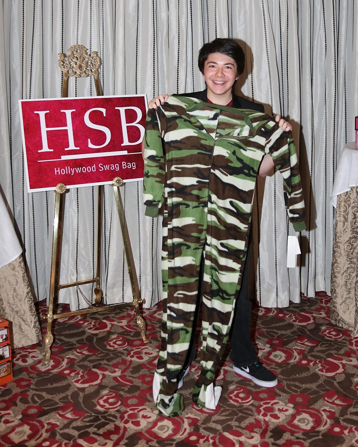 Big Boys Camo Fleece Pajamas by BIG FEET PAJAMA CO