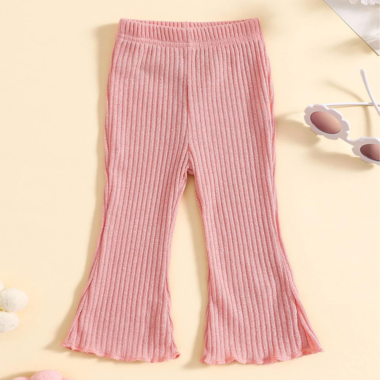 3-Piece Ruffle Flared Baby Pants Set