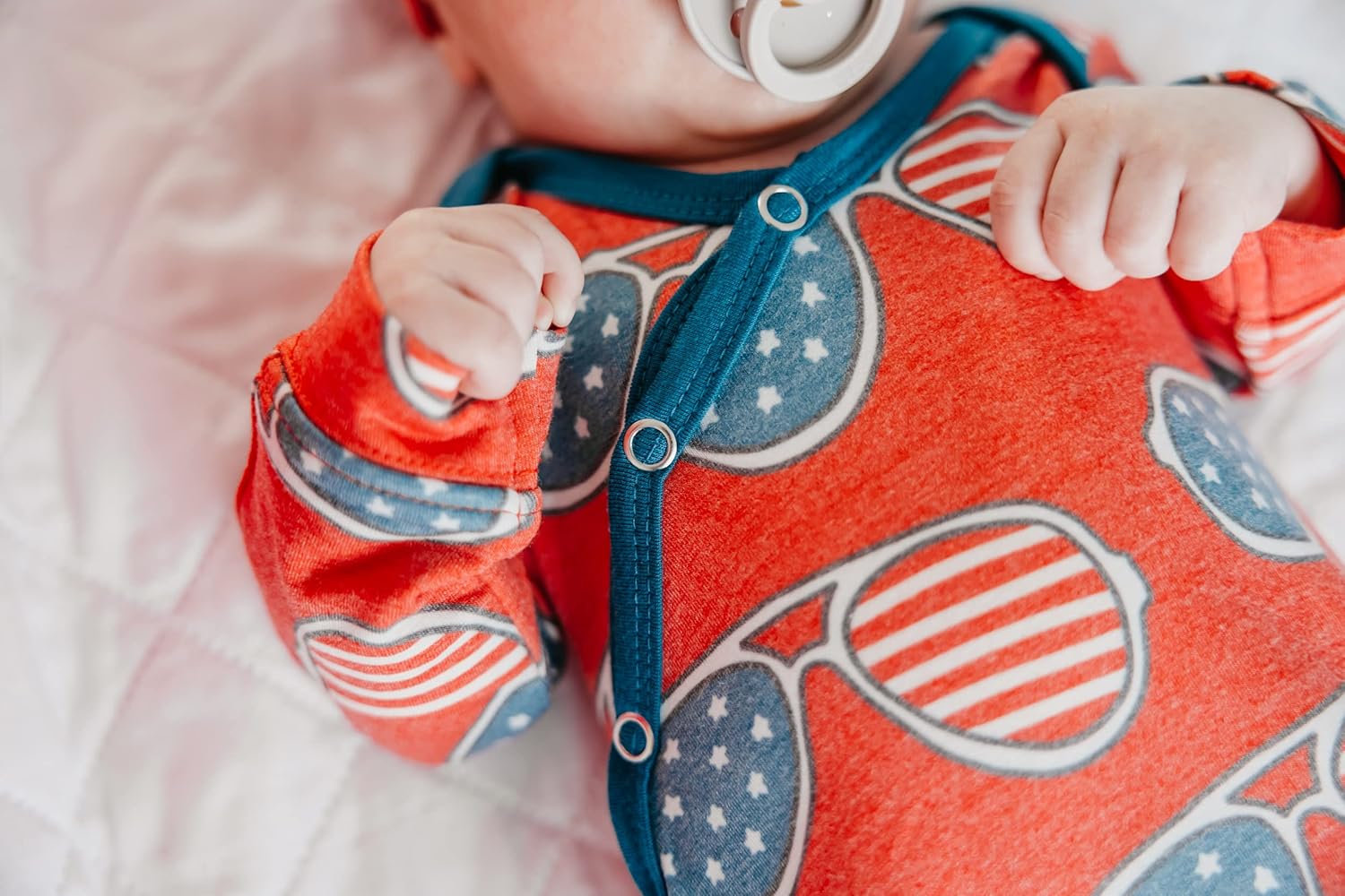 Copper Pearl Knotted Newborn Gown