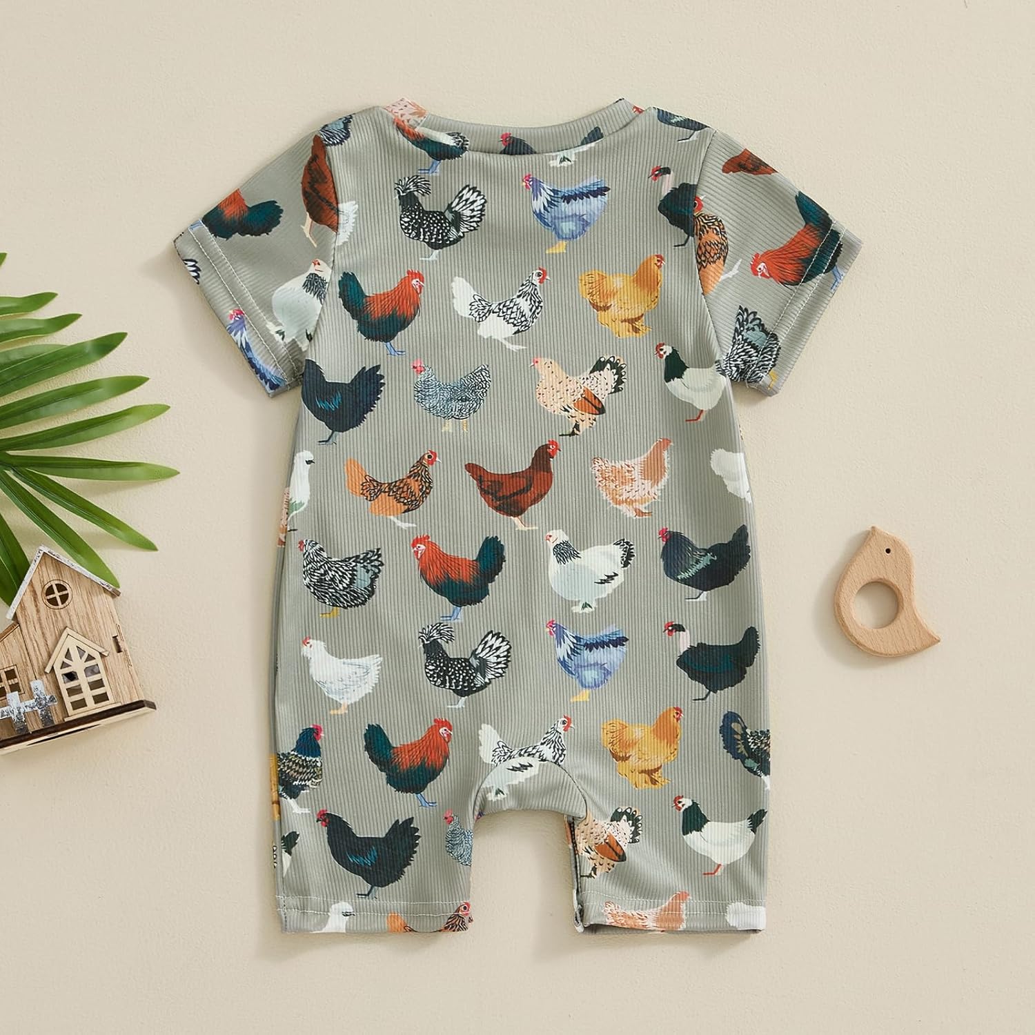 Cute Country Baby Romper