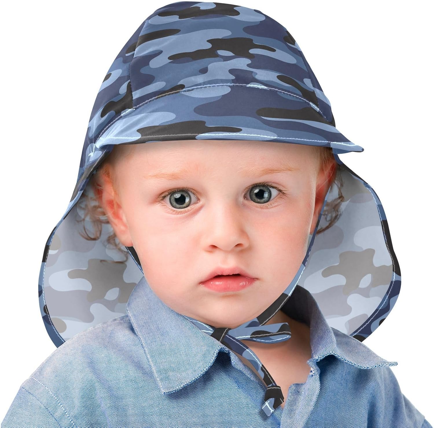 Camouflage Baby Boys Hat Lightweight and Stylish UV Protection Bucket for Summer