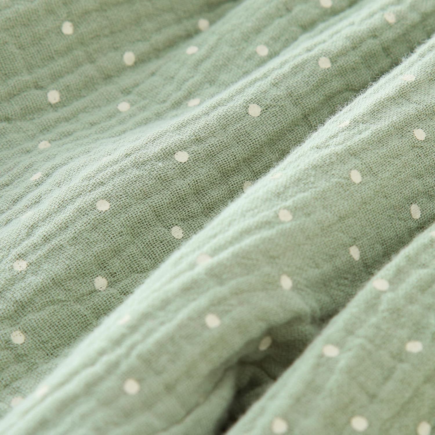 Long-Fitting polka-dot Cotton Pants