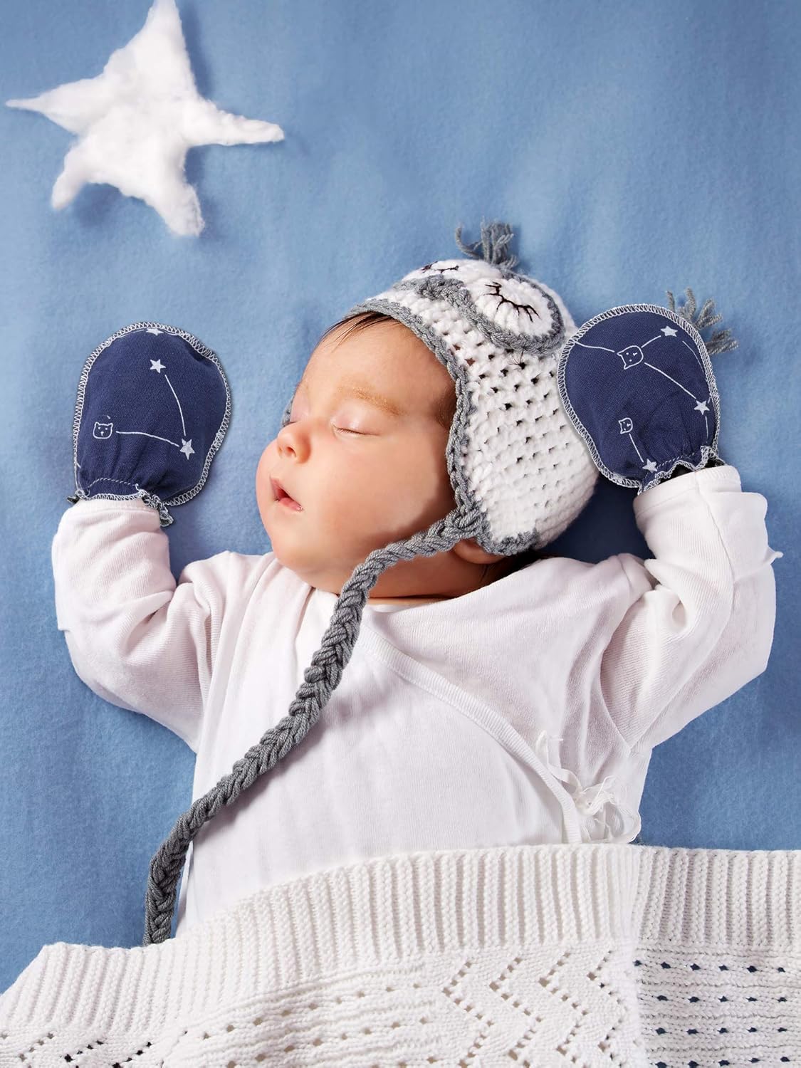 Durable Soft Baby Mittens for Newborns