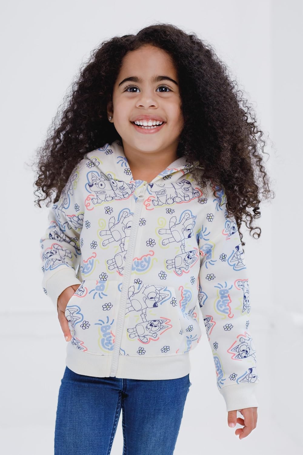 Bluey Cozy Sherpa Zip Up - Game-Changer for IMDG Kids