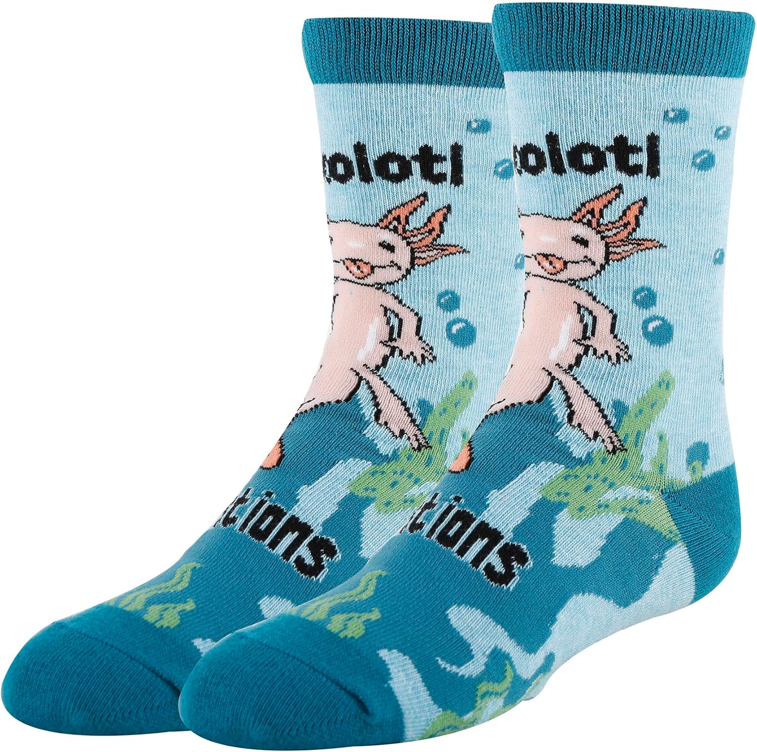 OohYeah Kids Novelty Cute Axolotl Socks
