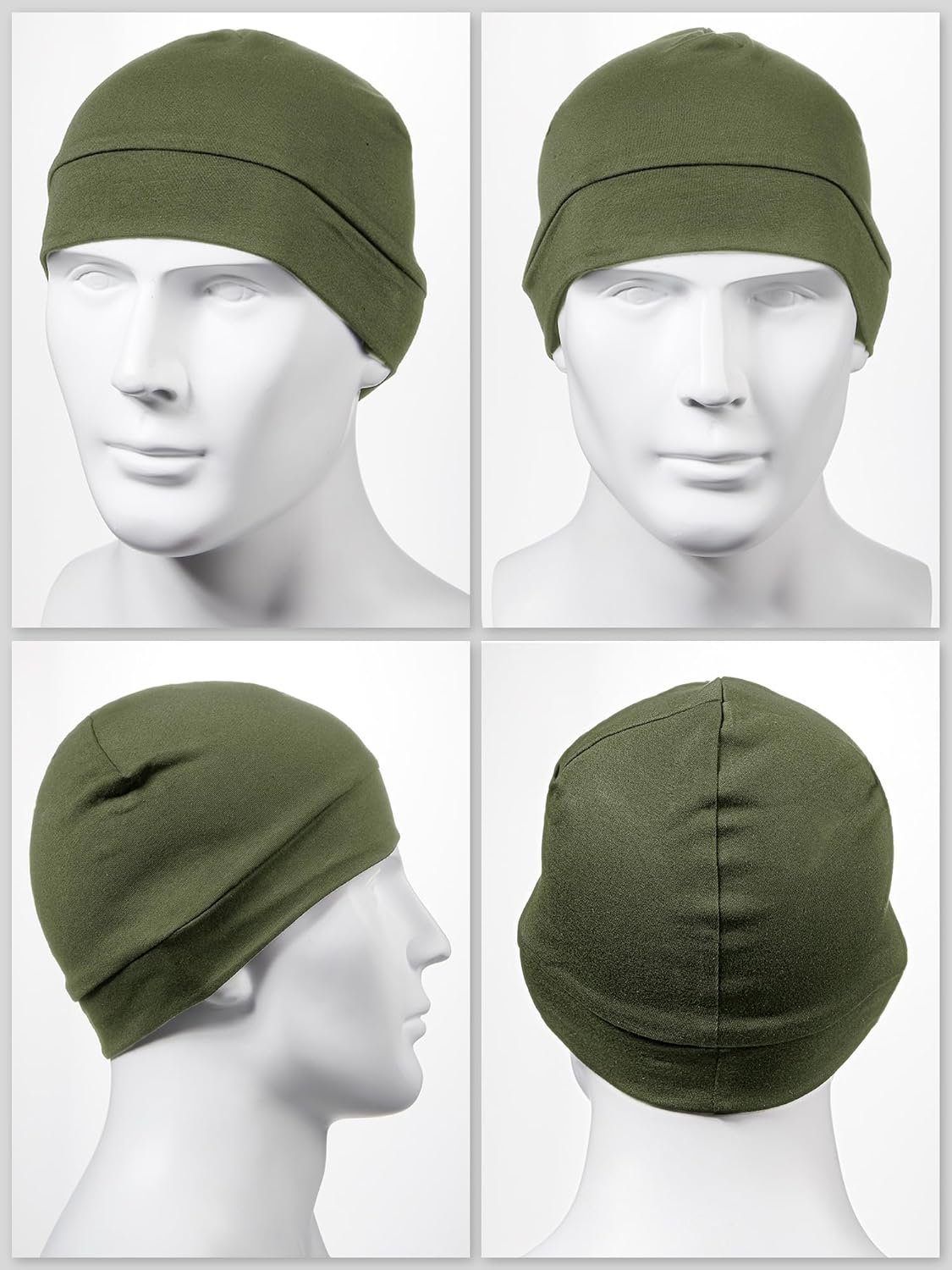 Syhood 4-Piece Skull Hats Men Women Kids Stretchy Comfy