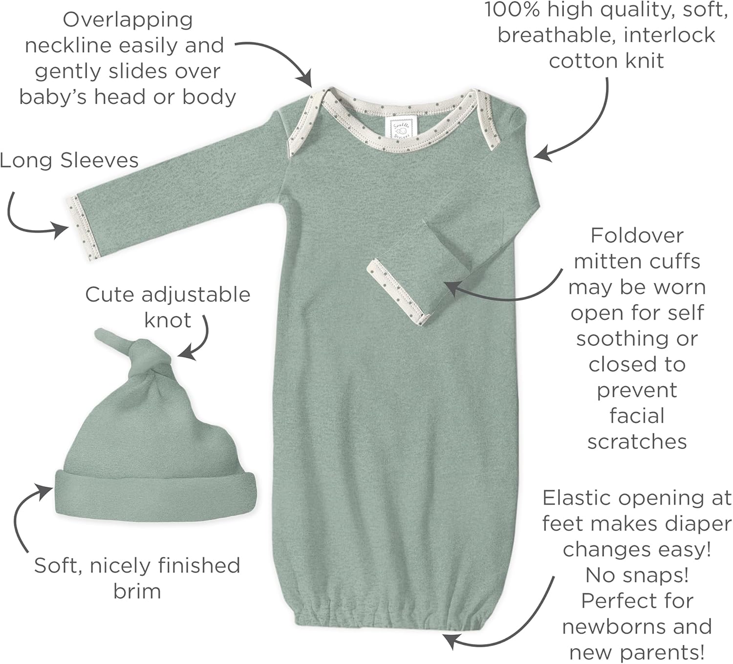 Softest Cotton Pajama Gown