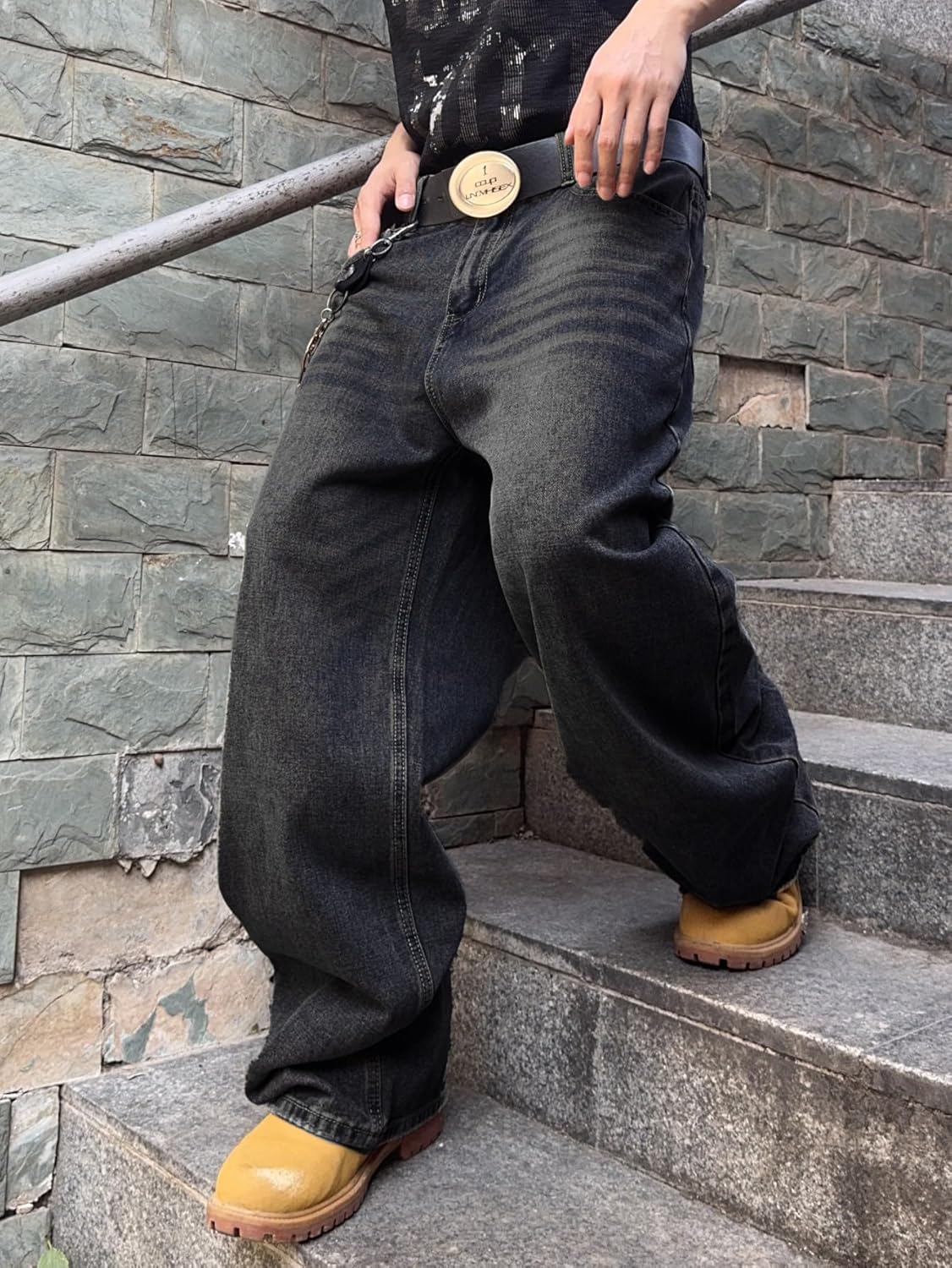 Stylish Wide Leg Skater Denim Jeans Baggy for Maximum Comfort
